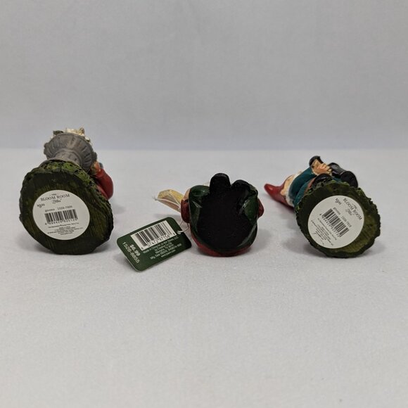 Bloom Room Littles Gnomes Lot of 3 Gnomes JoAnn Fabrics Midwest Designs 2016 - Picture 6 of 7